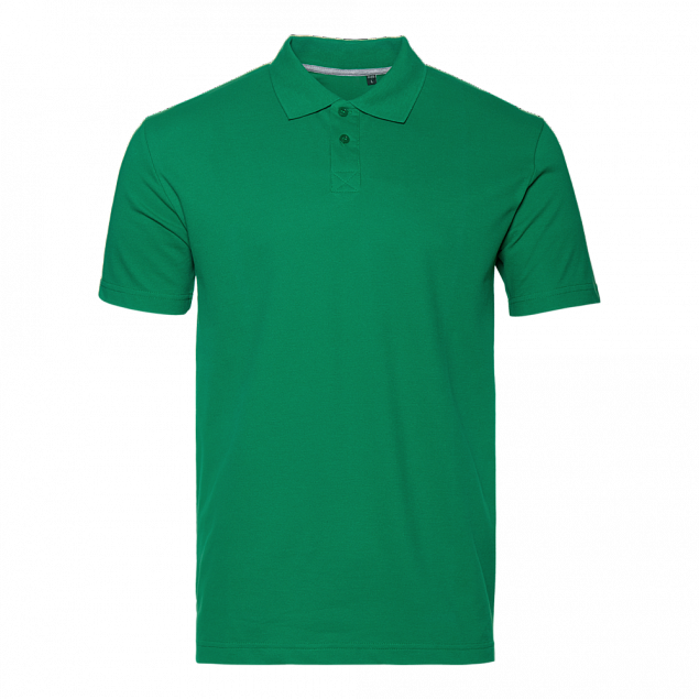 Рубашка поло StanPoloBlank Зелёный с логотипом в Нефтекамске заказать по выгодной цене в кибермаркете AvroraStore