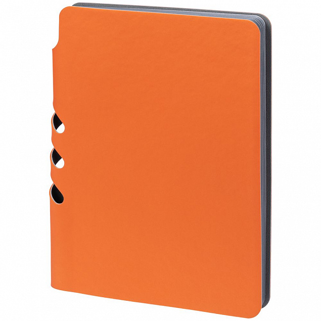 Ежедневник Flexpen Mini, недатированный, оранжевый с логотипом в Нефтекамске заказать по выгодной цене в кибермаркете AvroraStore