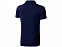 Рубашка поло Markham мужская, темно-синий/антрацит с логотипом в Нефтекамске заказать по выгодной цене в кибермаркете AvroraStore