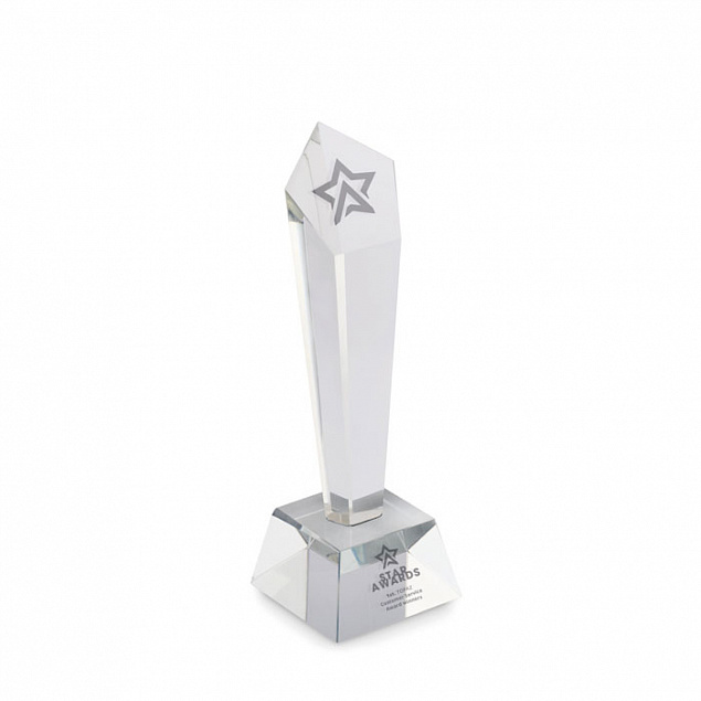 Хрустальная награда в подарочно с логотипом в Нефтекамске заказать по выгодной цене в кибермаркете AvroraStore