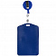 Чехол для пропуска с ретрактором Pennant, синий с логотипом в Нефтекамске заказать по выгодной цене в кибермаркете AvroraStore