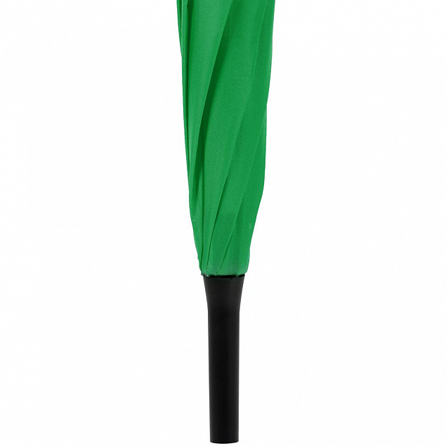Зонт-трость Color Play, зеленый с логотипом в Нефтекамске заказать по выгодной цене в кибермаркете AvroraStore