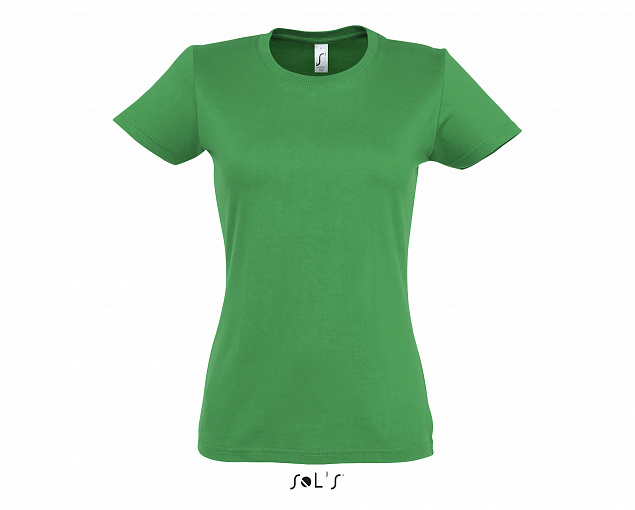 Фуфайка (футболка) IMPERIAL женская,Ярко-зелёный 3XL с логотипом в Нефтекамске заказать по выгодной цене в кибермаркете AvroraStore