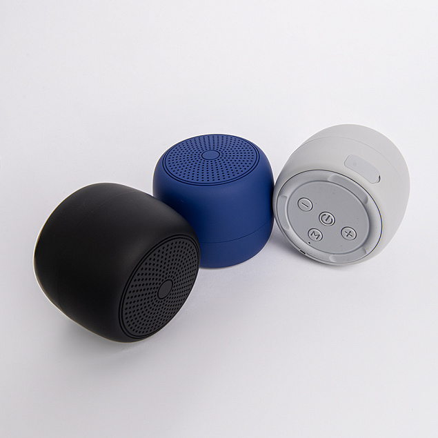 Портативная mini Bluetooth-колонка Sound Burger "Aquasound" серый с логотипом в Нефтекамске заказать по выгодной цене в кибермаркете AvroraStore
