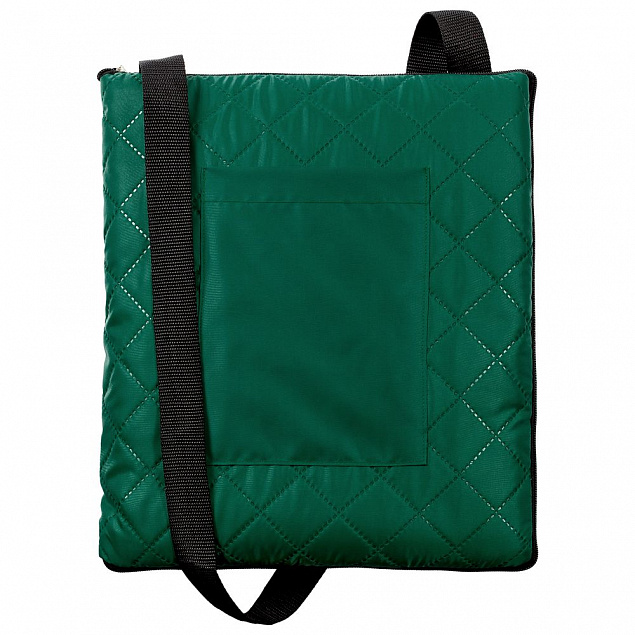 Плед для пикника Soft &amp; Dry, зеленый с логотипом в Нефтекамске заказать по выгодной цене в кибермаркете AvroraStore