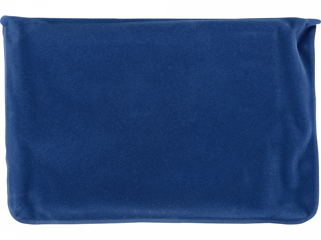 Подушка надувная Сеньос, синий классический с логотипом в Нефтекамске заказать по выгодной цене в кибермаркете AvroraStore