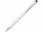 Ручка-стилус шариковая Charleston, серебристый, черные чернила с логотипом в Нефтекамске заказать по выгодной цене в кибермаркете AvroraStore