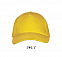 Бейсболка LONG BEACH,Жёлтый  с логотипом в Нефтекамске заказать по выгодной цене в кибермаркете AvroraStore