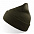 Шапка вязаная  двойная "Wind", с отворотом_черный,100% акрил  с логотипом в Нефтекамске заказать по выгодной цене в кибермаркете AvroraStore