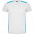 Спортивная футболка DETROIT мужская, БЕЛЫЙ/БИРЮЗОВЫЙ S с логотипом в Нефтекамске заказать по выгодной цене в кибермаркете AvroraStore