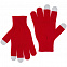 Перчатки сенсорные Real Talk, красные с логотипом в Нефтекамске заказать по выгодной цене в кибермаркете AvroraStore