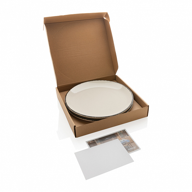 Набор керамических тарелок Ukiyo, 2 шт. с логотипом в Нефтекамске заказать по выгодной цене в кибермаркете AvroraStore