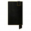 Бизнес-блокнот "Trendi", 130*210 мм, черно-желтый, мягкая обложка, в линейку с логотипом в Нефтекамске заказать по выгодной цене в кибермаркете AvroraStore