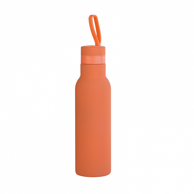 Бутылка для воды "Фитнес", покрытие soft touch, 0,7 л. с логотипом в Нефтекамске заказать по выгодной цене в кибермаркете AvroraStore