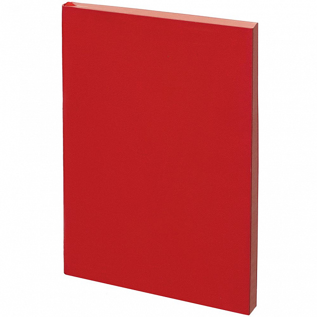 Ежедневник Flat Mini, недатированный, красный с логотипом в Нефтекамске заказать по выгодной цене в кибермаркете AvroraStore