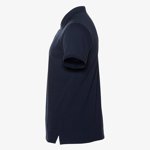 Рубашка поло мужская STAN хлопок/эластан 200, 05 Тёмно-синий с логотипом в Нефтекамске заказать по выгодной цене в кибермаркете AvroraStore