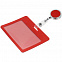 Чехол для карточки с ретрактором Devon, красный с логотипом в Нефтекамске заказать по выгодной цене в кибермаркете AvroraStore