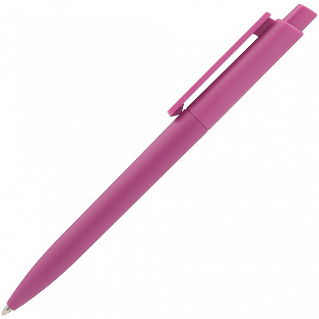 Ручка шариковая Crest, фиолетовая с логотипом в Нефтекамске заказать по выгодной цене в кибермаркете AvroraStore