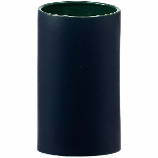 Ваза Form Fluid, средняя, сине-зеленая с логотипом в Нефтекамске заказать по выгодной цене в кибермаркете AvroraStore