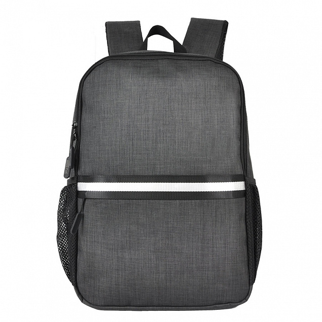 Рюкзак Cool, чёрный, 43 x 30 x 13 см, 100% полиэстер  с логотипом в Нефтекамске заказать по выгодной цене в кибермаркете AvroraStore