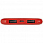 Внешний аккумулятор Uniscend Half Day Compact 5000 мAч, красный с логотипом в Нефтекамске заказать по выгодной цене в кибермаркете AvroraStore