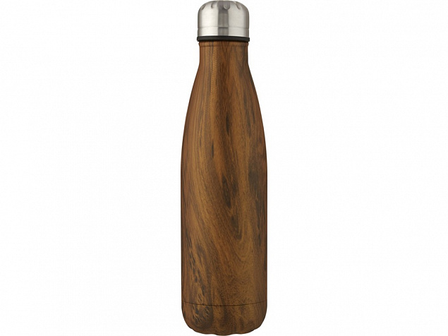 Cove бутылка из нержавеющей стали объемом 500 мл с вакуумной изоляцией и деревянным принтом, дерево с логотипом в Нефтекамске заказать по выгодной цене в кибермаркете AvroraStore