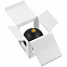 Елочный шар Gala Matt в коробке, 8,5 см, черный с логотипом в Нефтекамске заказать по выгодной цене в кибермаркете AvroraStore