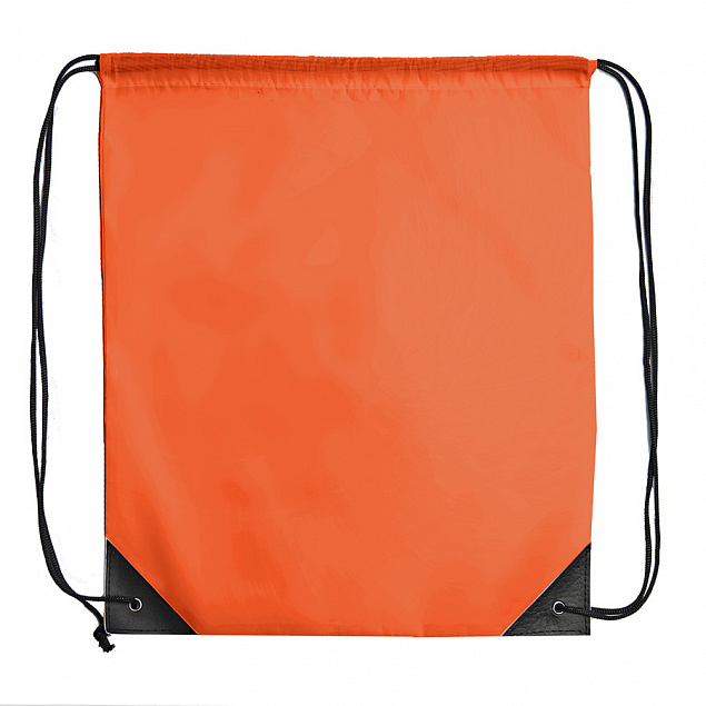 Рюкзак мешок с укреплёнными уголками BY DAY, оранжевый, 35*41 см, полиэстер 210D с логотипом в Нефтекамске заказать по выгодной цене в кибермаркете AvroraStore