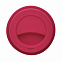 Стакан с крышкой PLA, 350 мл, розовый с логотипом в Нефтекамске заказать по выгодной цене в кибермаркете AvroraStore