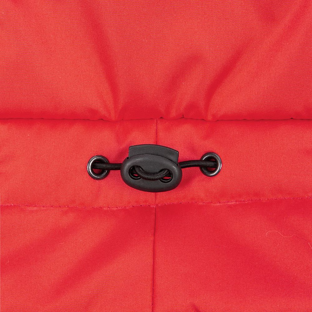Шапка-ушанка Shelter, красная с логотипом в Нефтекамске заказать по выгодной цене в кибермаркете AvroraStore