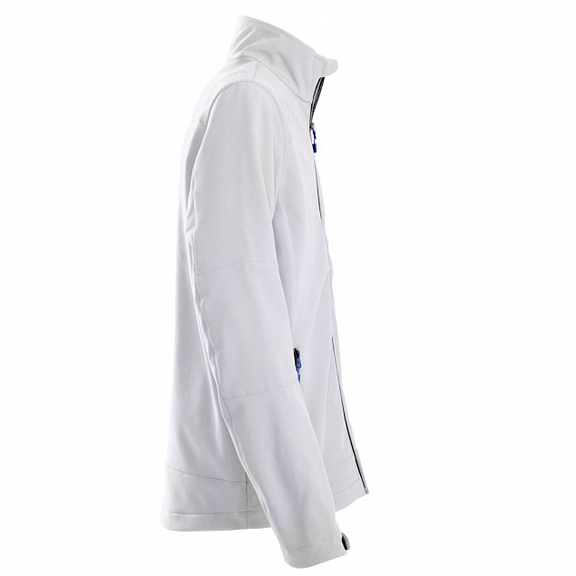 Куртка софтшелл мужская TRIAL, белая с логотипом в Нефтекамске заказать по выгодной цене в кибермаркете AvroraStore