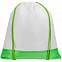 Рюкзак детский Classna, белый с зеленым с логотипом в Нефтекамске заказать по выгодной цене в кибермаркете AvroraStore