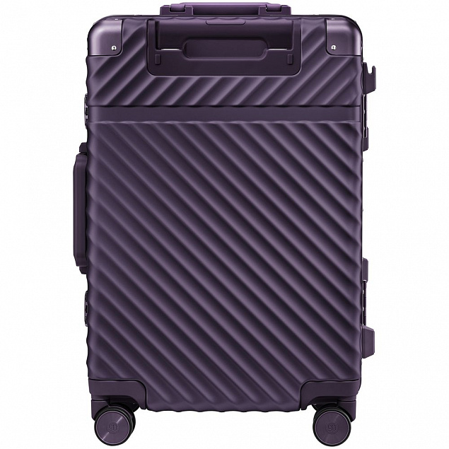 Чемодан Aluminum Frame PC Luggage V1, фиолетовый с логотипом в Нефтекамске заказать по выгодной цене в кибермаркете AvroraStore