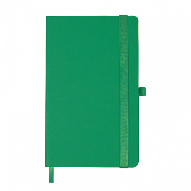 Ежедневник недатированный HAMILTON, A5, ярко-зеленый, кремовый блок с логотипом в Нефтекамске заказать по выгодной цене в кибермаркете AvroraStore