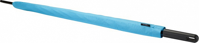 Зонт-трость Halo, механический 30, аква с логотипом в Нефтекамске заказать по выгодной цене в кибермаркете AvroraStore