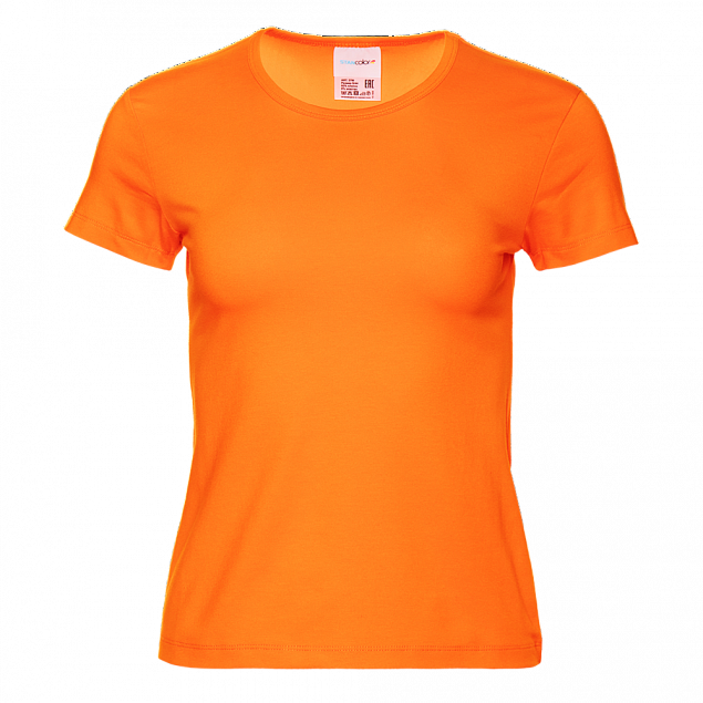 Футболка StanSlimWomen Оранжевый с логотипом в Нефтекамске заказать по выгодной цене в кибермаркете AvroraStore