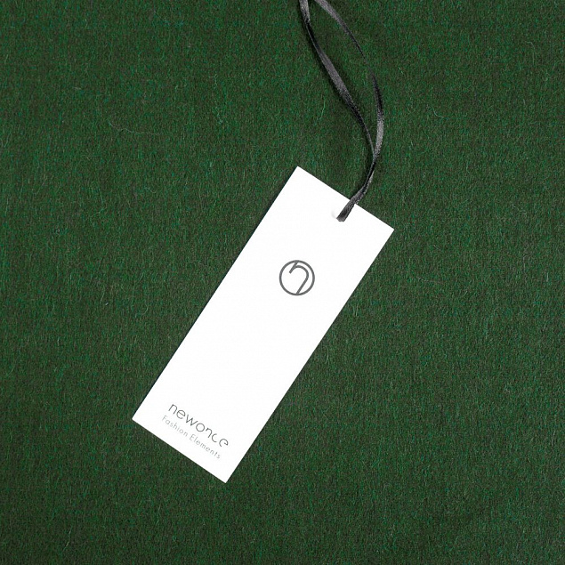 Шарф Noble, зеленый с логотипом в Нефтекамске заказать по выгодной цене в кибермаркете AvroraStore