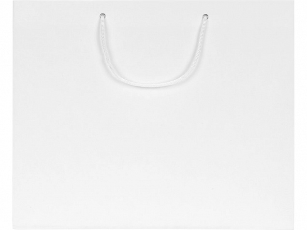 Пакет подарочный Imilit XL, белый с логотипом в Нефтекамске заказать по выгодной цене в кибермаркете AvroraStore