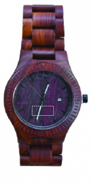 Наручные часы деревянные с логотипом в Нефтекамске заказать по выгодной цене в кибермаркете AvroraStore