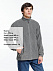 Куртка мужская North, серый меланж с логотипом в Нефтекамске заказать по выгодной цене в кибермаркете AvroraStore
