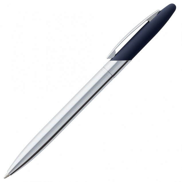 Ручка шариковая Dagger Soft Touch, синяя с логотипом в Нефтекамске заказать по выгодной цене в кибермаркете AvroraStore