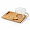 Набор MORKEL:чашка, ложка, подставка с логотипом в Нефтекамске заказать по выгодной цене в кибермаркете AvroraStore