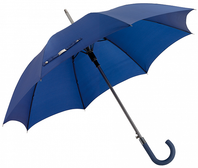 Зонт автоматический JUBILEE, темно-синий с логотипом в Нефтекамске заказать по выгодной цене в кибермаркете AvroraStore
