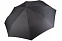 Зонт складной Fiber, черный с логотипом в Нефтекамске заказать по выгодной цене в кибермаркете AvroraStore