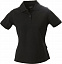 Рубашка поло стретч женская ALBATROSS, черная с логотипом в Нефтекамске заказать по выгодной цене в кибермаркете AvroraStore