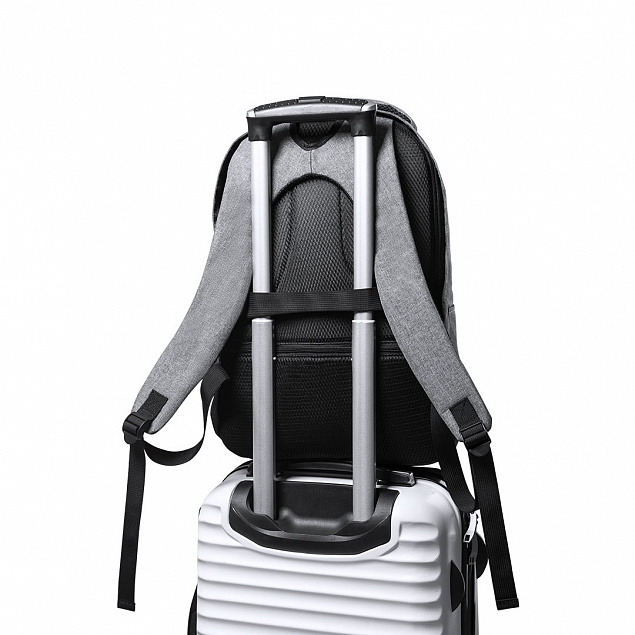 Рюкзак с защитой от кражи Bulman с логотипом в Нефтекамске заказать по выгодной цене в кибермаркете AvroraStore