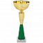 Кубок Kudos, большой, зеленый с логотипом в Нефтекамске заказать по выгодной цене в кибермаркете AvroraStore