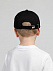 Бейсболка детская Capture Kids, черная с логотипом в Нефтекамске заказать по выгодной цене в кибермаркете AvroraStore