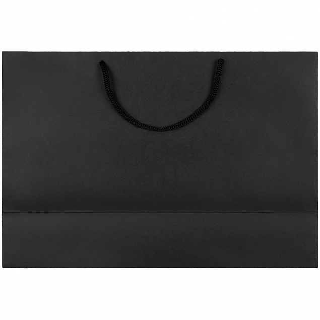 Пакет бумажный Bicolor, белый с черным с логотипом в Нефтекамске заказать по выгодной цене в кибермаркете AvroraStore