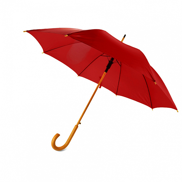 Зонт-трость Arwood - Красный PP с логотипом в Нефтекамске заказать по выгодной цене в кибермаркете AvroraStore